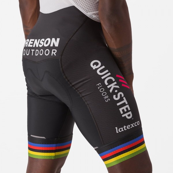 Soudal Quick-Step Straßenrad Weltmeister 2023 Competizione Trägerhose kurz-Radsport-Profi-Team Soudal Quick-Step Straßenrad Weltmeister 2023 Competizione Trägerhose kurz-Radsport-Profi-Team